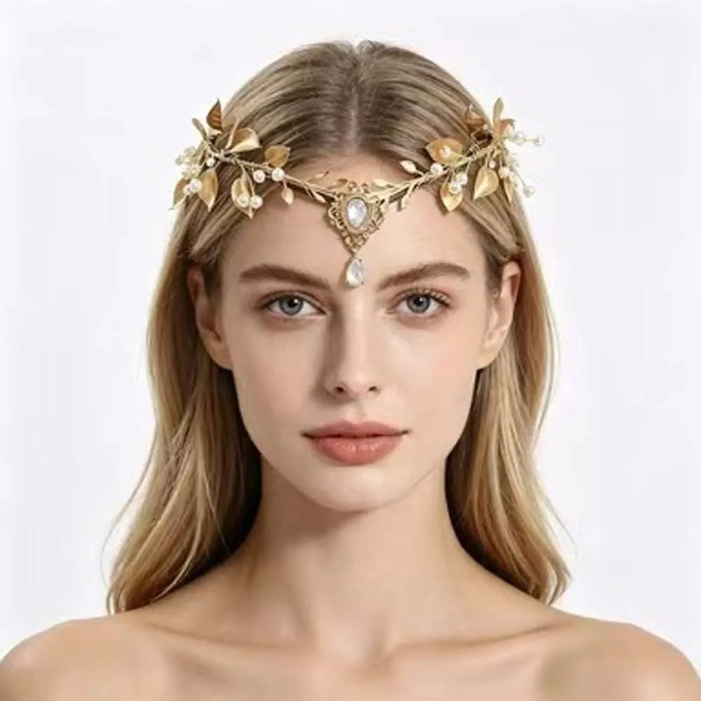 Flower Vine Elven Crown Fairy Tiara Floral Wreath Headpiece Floral Crown Headpiece PLUSH Style 3