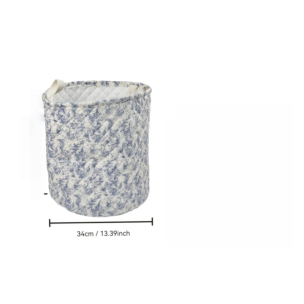 Large Fabric Storage Basket – Foldable Laundry Hamper 2 Sizes Fabric Storage Basket PLUSH