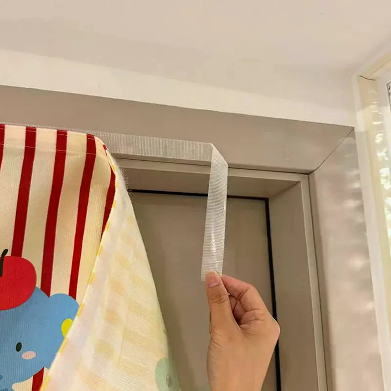 Animal Cartoon Door Curtain – Self-Adhesive, No-Drill Decor Decorative Door Curtain PLUSH