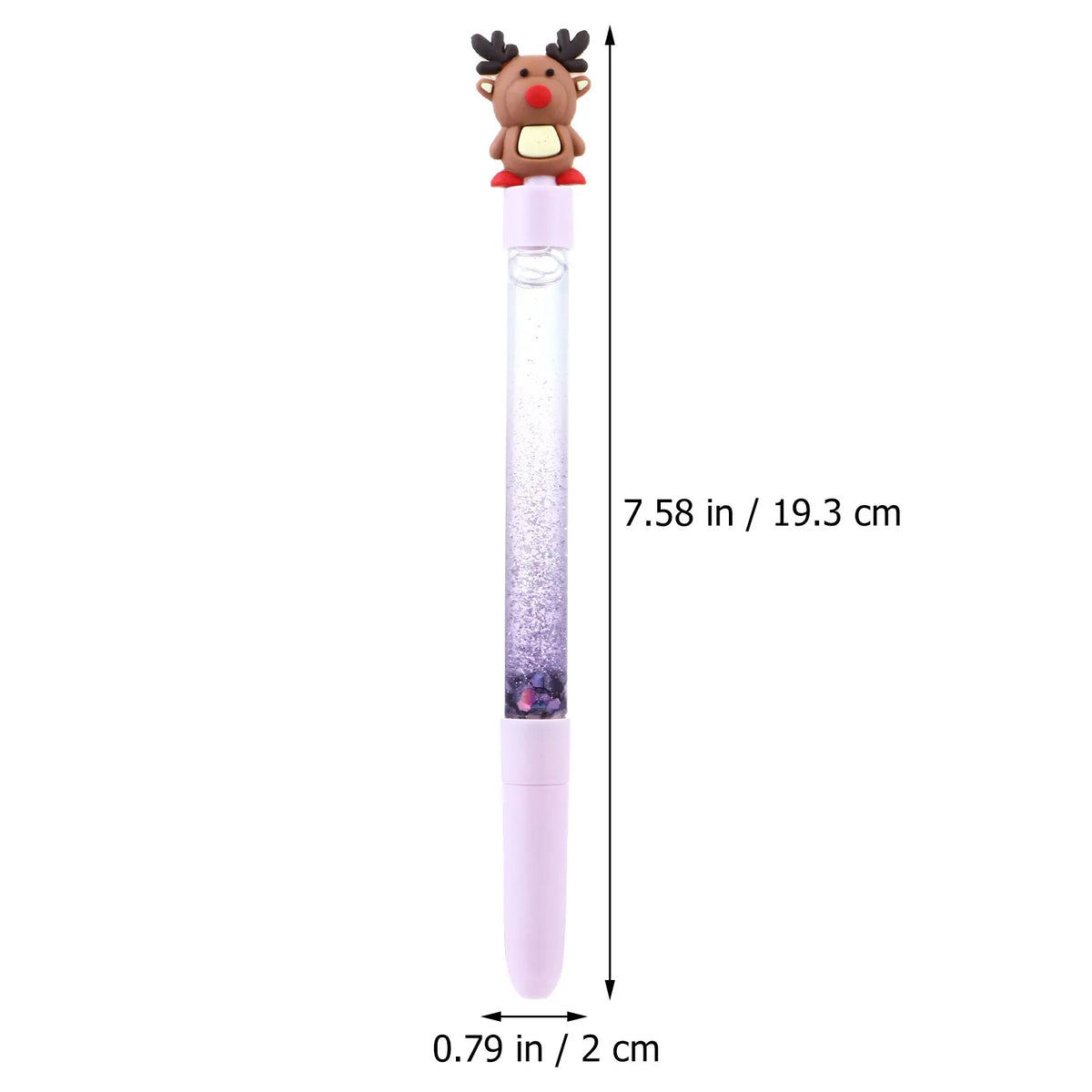 6-Pack Christmas Cartoon Gel Pens – Smooth Writing Xmas Stationery Novelty Gel Pens PLUSH