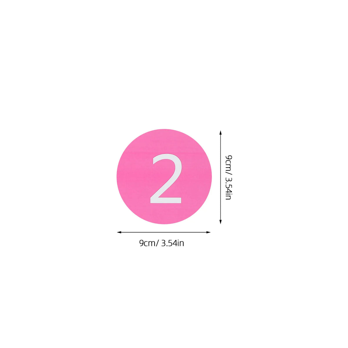 6pcs Classroom Floor Number Spot Stickers – Line Up Decals Classroom Floor Stickers PLUSH
