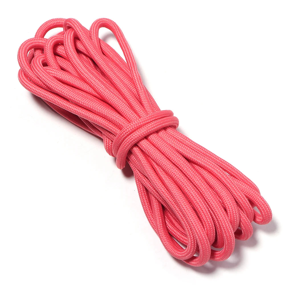 5 Yards 5mm Colorful Polyester Braided Rope – DIY Jewelry Cord Braided Craft Cord PLUSH watermelon red