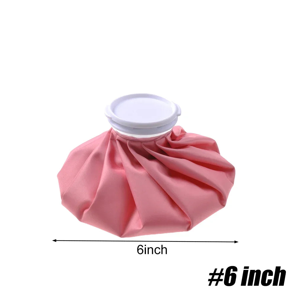 Reusable Ice Bag Set 3 Sizes – Hot & Cold Therapy Pack Ice & Heat Pack PLUSH Pink-6inch