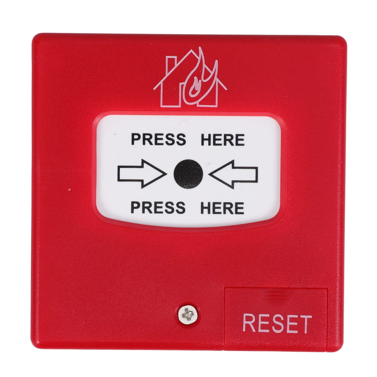 Manual Fire Alarm Call Point | Wall Mount Emergency Reset Button Fire Alarm Call Point PLUSH