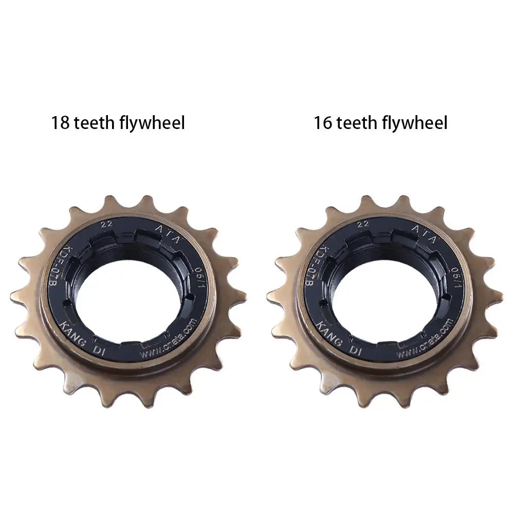 Single Speed Bicycle Freewheel Sprocket 1/2"x1/8" 12-18T Bicycle Freewheel Sprocket PLUSH