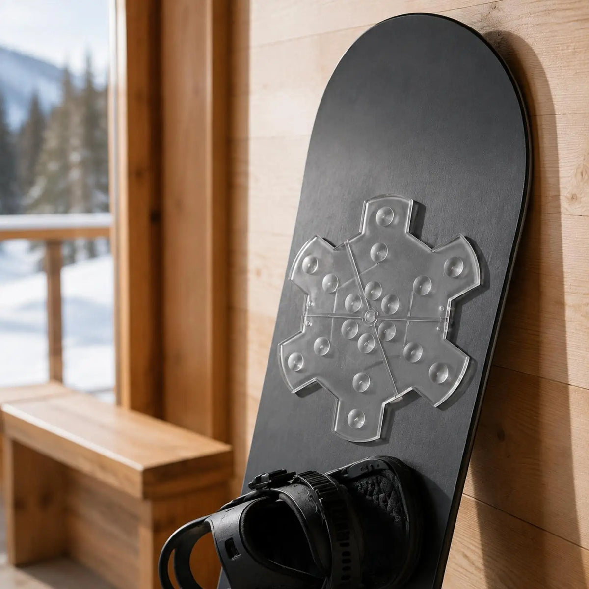 Transparent Snowboard Stomp Pad – 3M Anti-Slip Traction Pad Snowboard Stomp Pad PLUSH