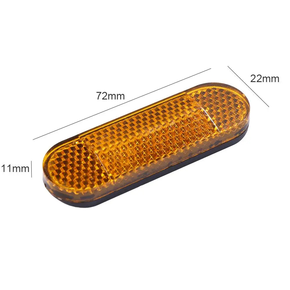 Night Riding Reflectors for Scooter & Bicycle – 4pcs Safety Bicycle Reflectors PLUSH