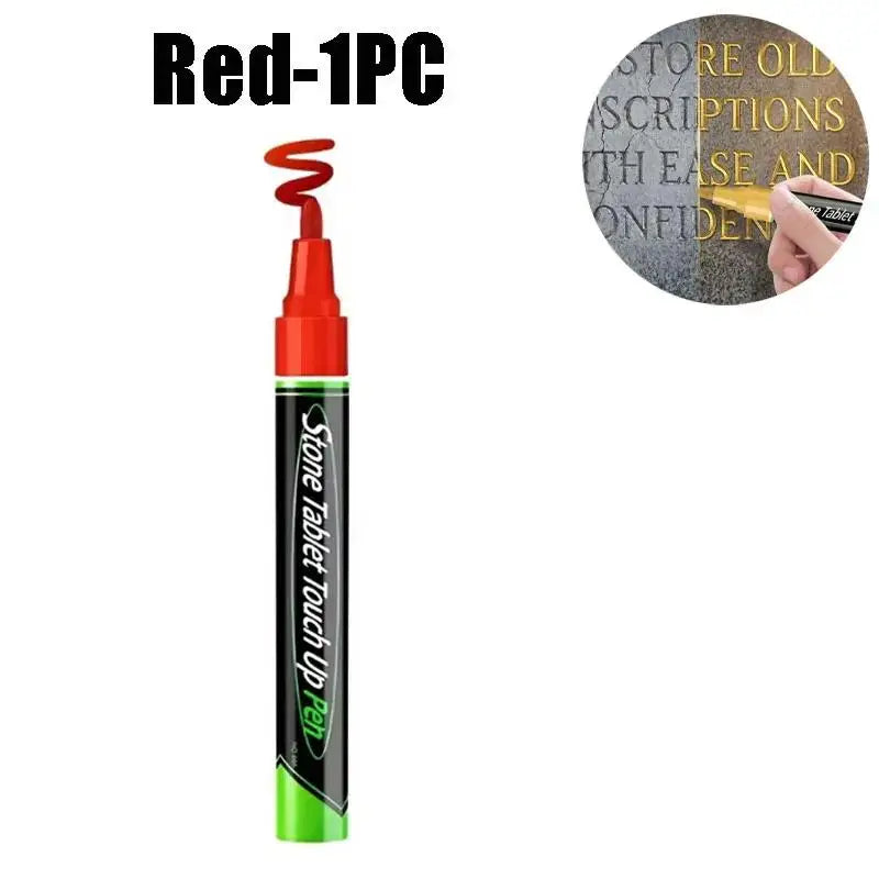 Stone Inscription Touch-Up Paint Pen – Oil Based Weatherproof Touch-Up Paint Pen PLUSH A1