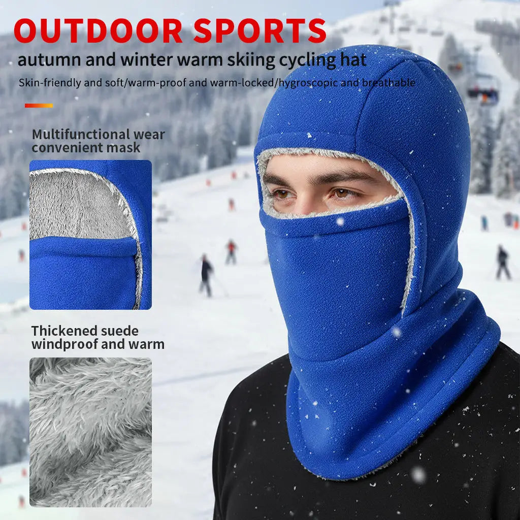 Fleece Lined Balaclava – Windproof Winter Face Mask for Adults Winter Balaclava Mask PLUSH