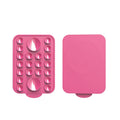 MagSafe Magnetic Phone Holder Suction Cup Silicone Wall Mount Magnetic Phone Mount PLUSH pink