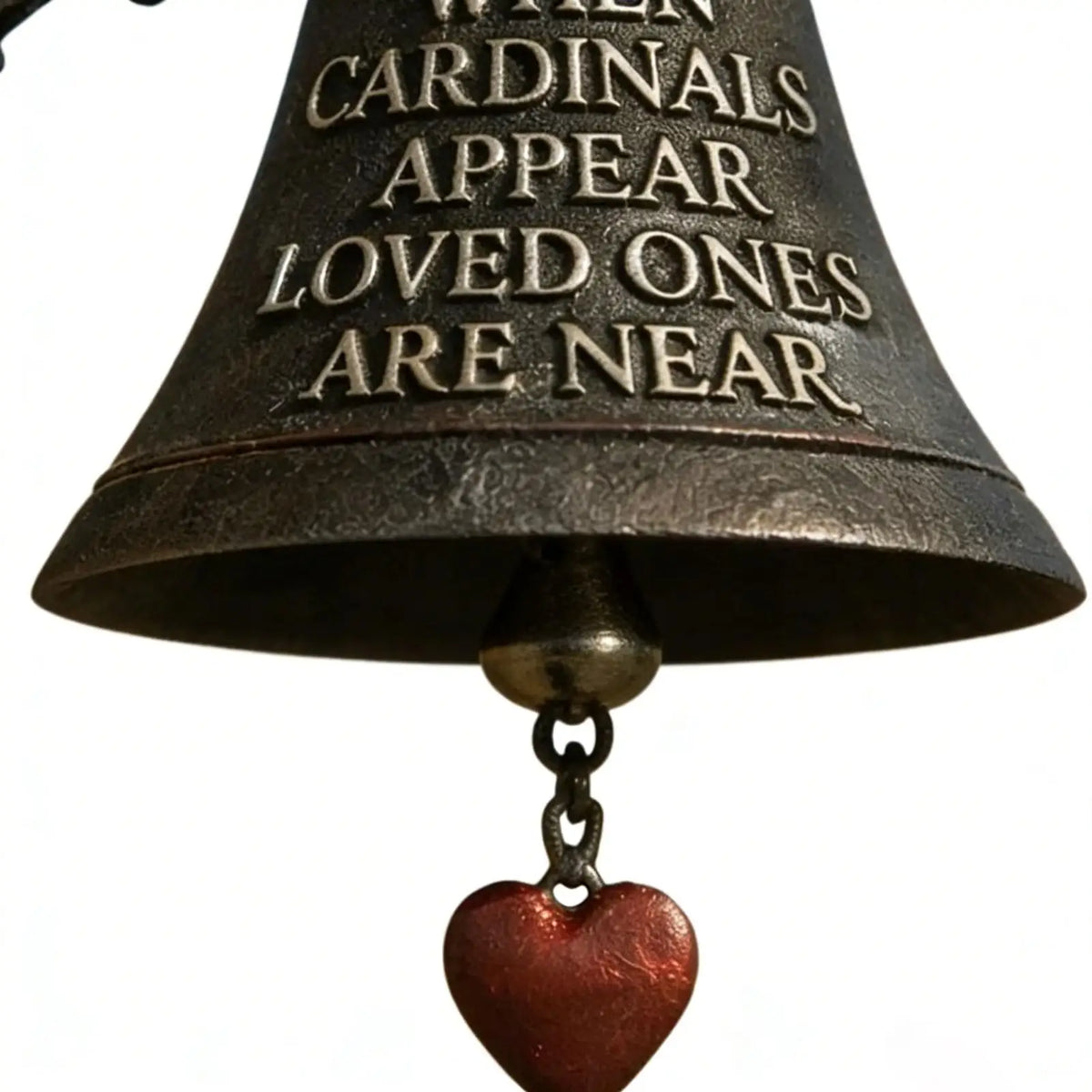 Red Bird Iron Broom Door Hanger Wind Chime | Home Decor Decorative Wind Chime PLUSH