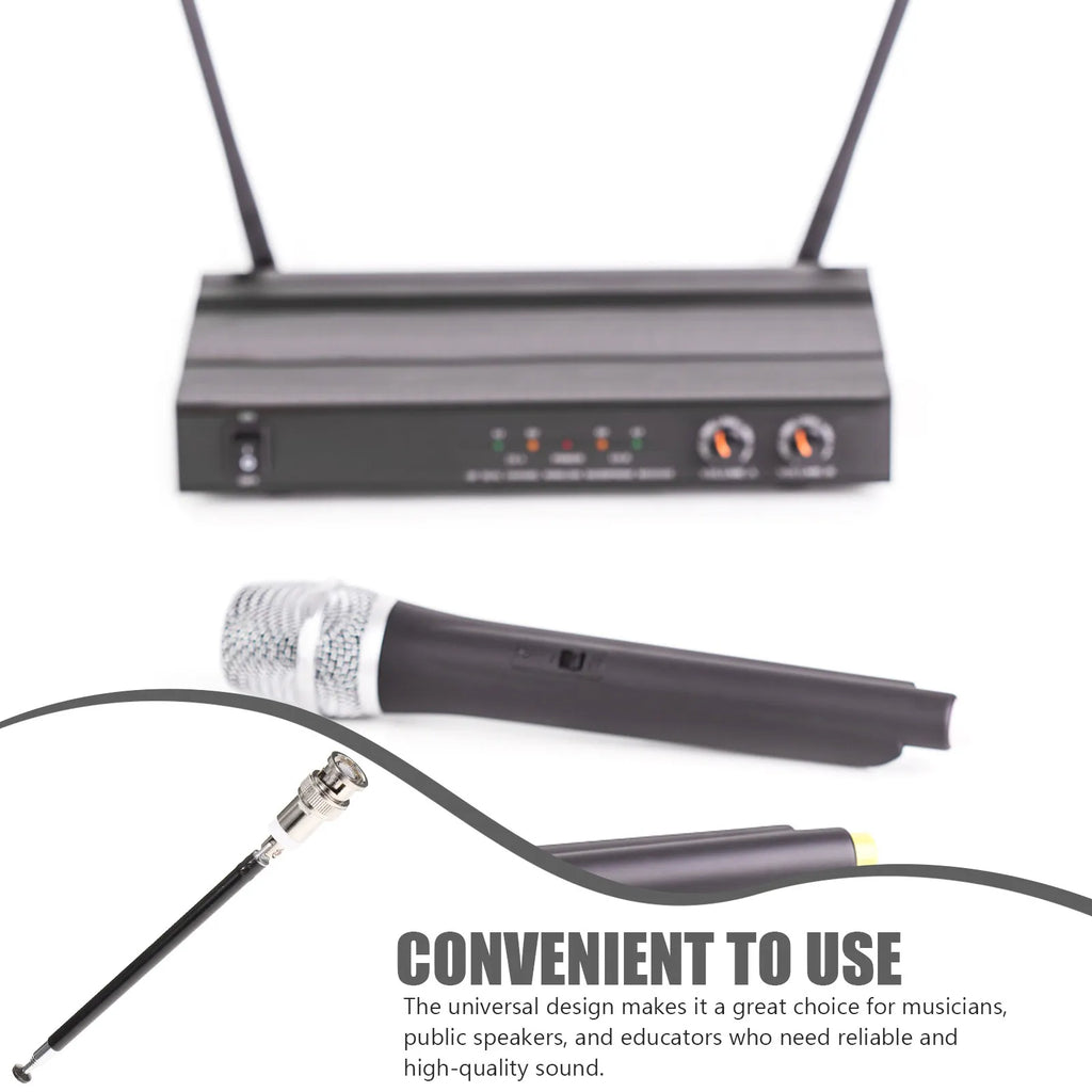 Telescopic Wireless Microphone Antenna – Metal & PVC Pull Rod Microphone Antenna PLUSH