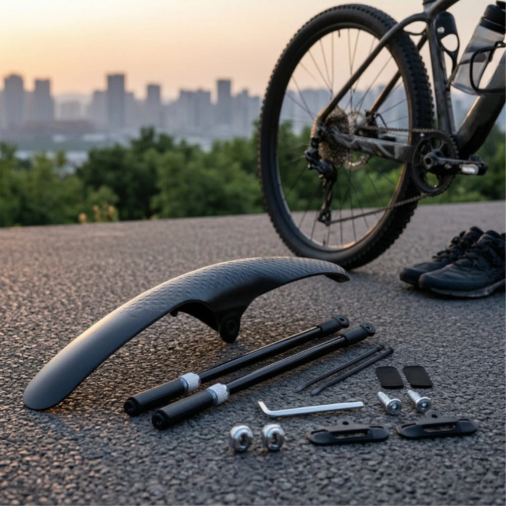 Universal Wide Bike Mudguard with Quick-Release Brackets Bike Mudguard PLUSH
