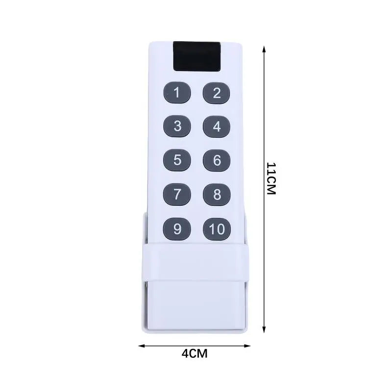 433MHz RF Remote Control Transmitter – 100m Wireless Range RF Transmitter Remote PLUSH