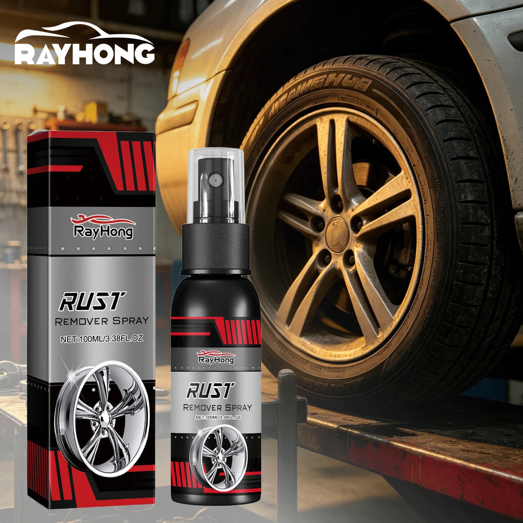 RayHong Rust Remover Spray – Iron Oxidation Eliminator 100ml Rust Remover Spray PLUSH 5pcs Boxed 100ml