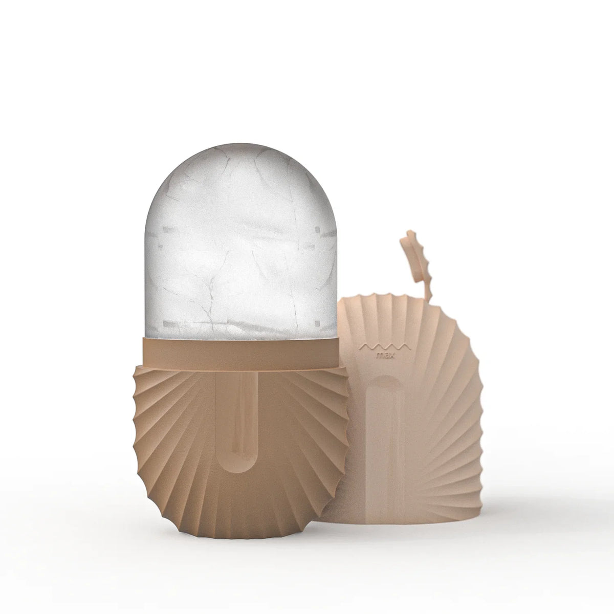 Silicone Face Ice Roller Tray – Facial Massage & Cooling Tool Facial Ice Roller PLUSH Coffee