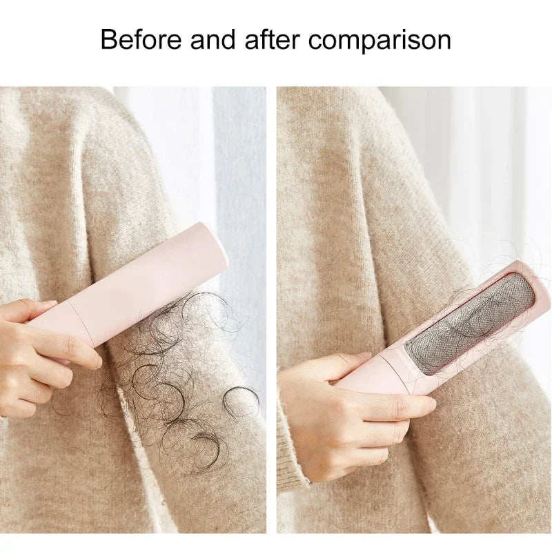 2-in-1 Reusable Pet Hair Remover Brush & Lint Roller Pet Hair Remover PLUSH