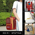 Multifunctional Travel Bag – Shoe & Storage Organizer Pouch Travel Storage Bag PLUSH Red M