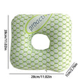 Memory Foam Ear Hole Pillow for Side Sleepers – Portable Memory Foam Pillow PLUSH Green
