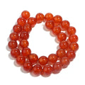 Red Agate Stone Round Spacer Beads 2–14mm | DIY Jewelry Stone Spacer Beads PLUSH 12mm 32pcs