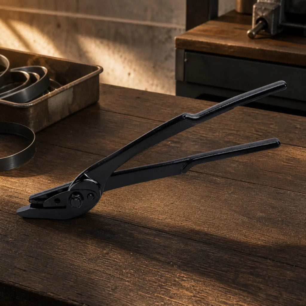 Industrial Metal Strapping Cutter – Extended Handle Steel Band Strapping Cutter Tool PLUSH