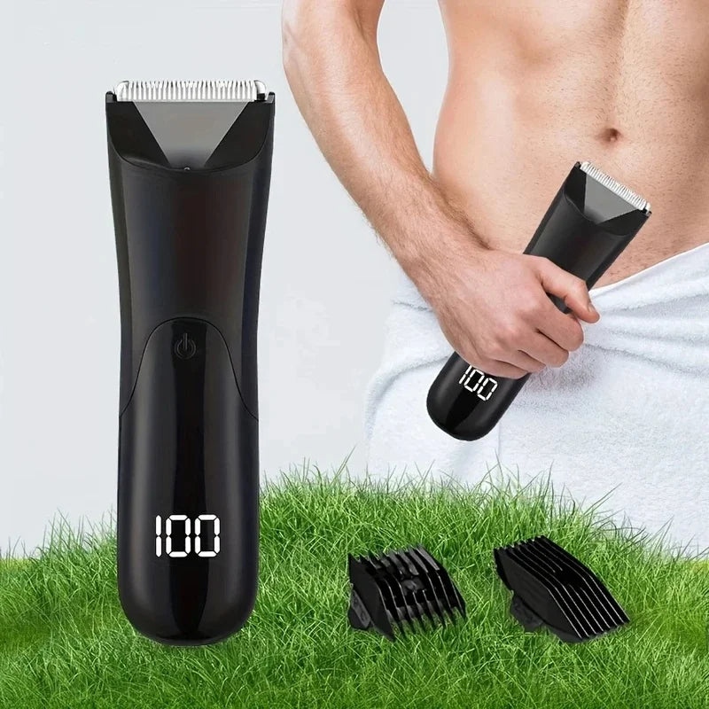Men's Full Body Electric Trimmer – Ceramic Blade Shaver Body Trimmer PLUSH