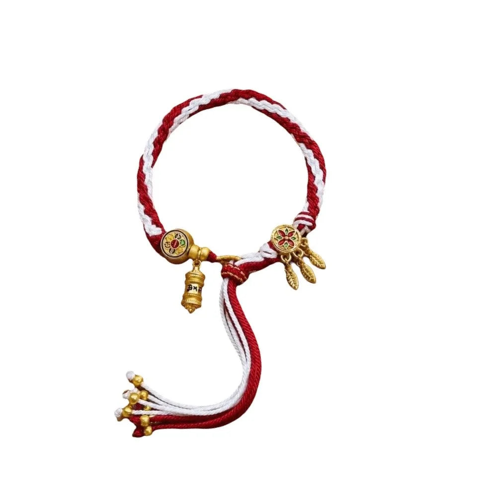 Multi-Color Adjustable Rope Bracelet – Vintage Animal Style Fashion Bracelet PLUSH Style 12