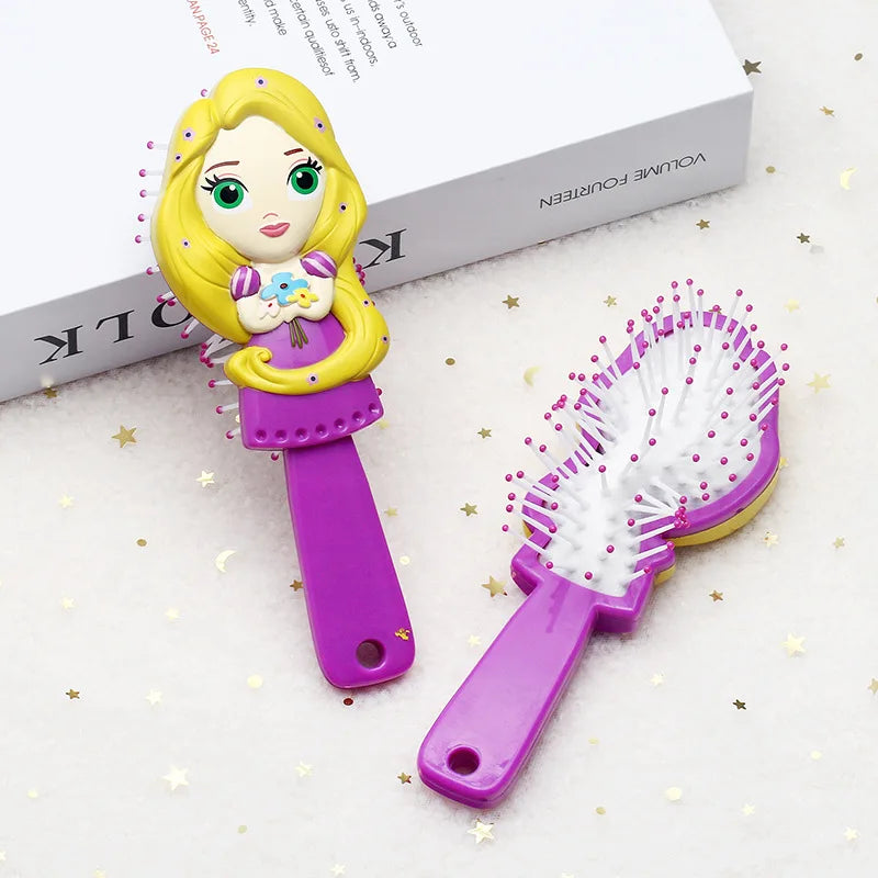 Mermaid Air Cushion Comb for Kids – Cute Girls Hair Brush Kids Hair Comb PLUSH princess 1