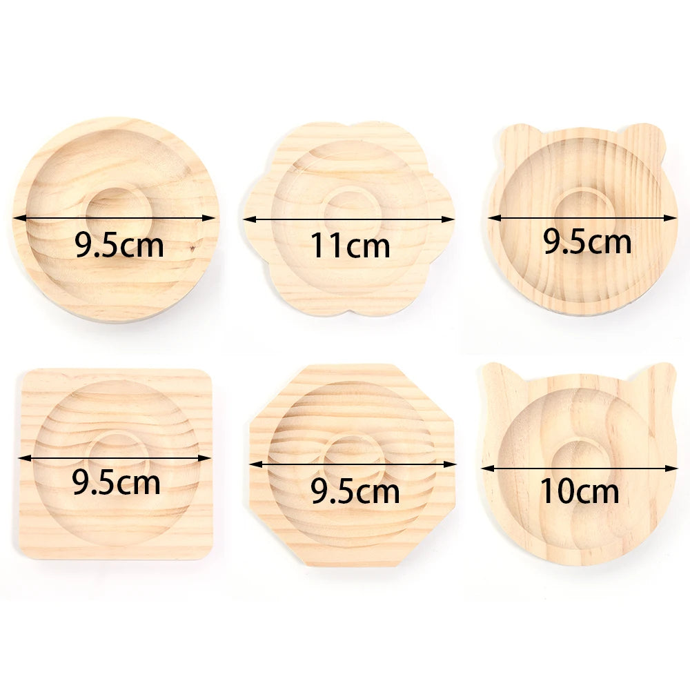 Wooden Beading Design Plate & Bracelet Organizer Tray DIY Jewelry Making Tool PLUSH