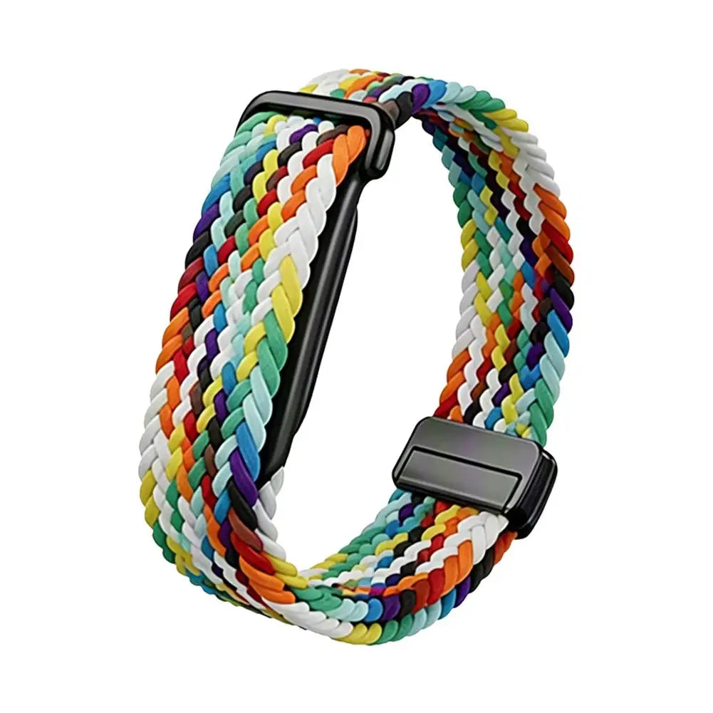 Braided Nylon Magnetic Band for Google Fitbit Air – 18mm Fitness Tracker Band PLUSH I