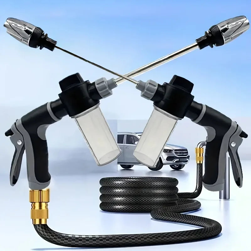 2-in-1 Dual Hose Portable Pressure Washer Kit – Car & Home Portable Pressure Washer PLUSH