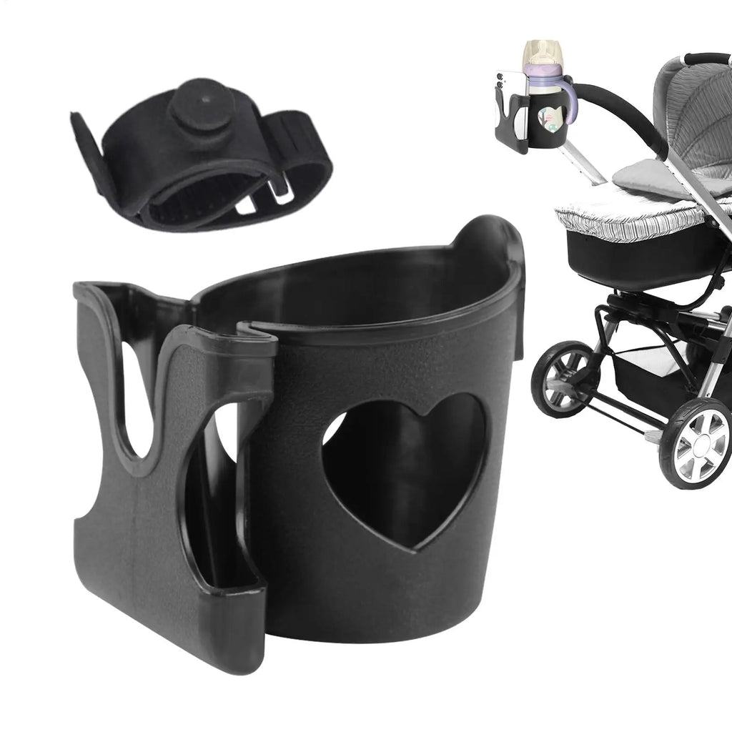 Universal Stroller Cup Holder – Fits Stroller, Wheelchair & Bike Stroller Cup Holder PLUSH