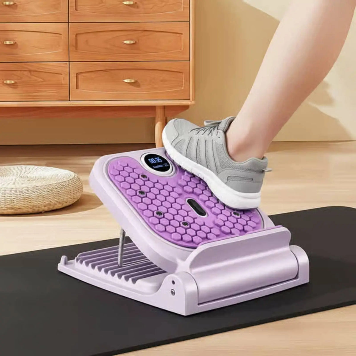 Leg Stretching Board – 10 Angles, Non-Slip Calf Stretcher Stretching Board PLUSH