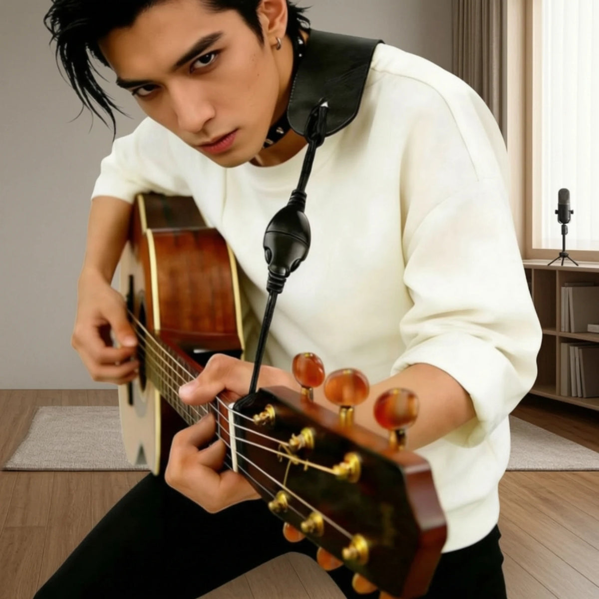 Guitar Strap Lock with Quick-Release | Secure & Easy Install Guitar Strap Lock PLUSH