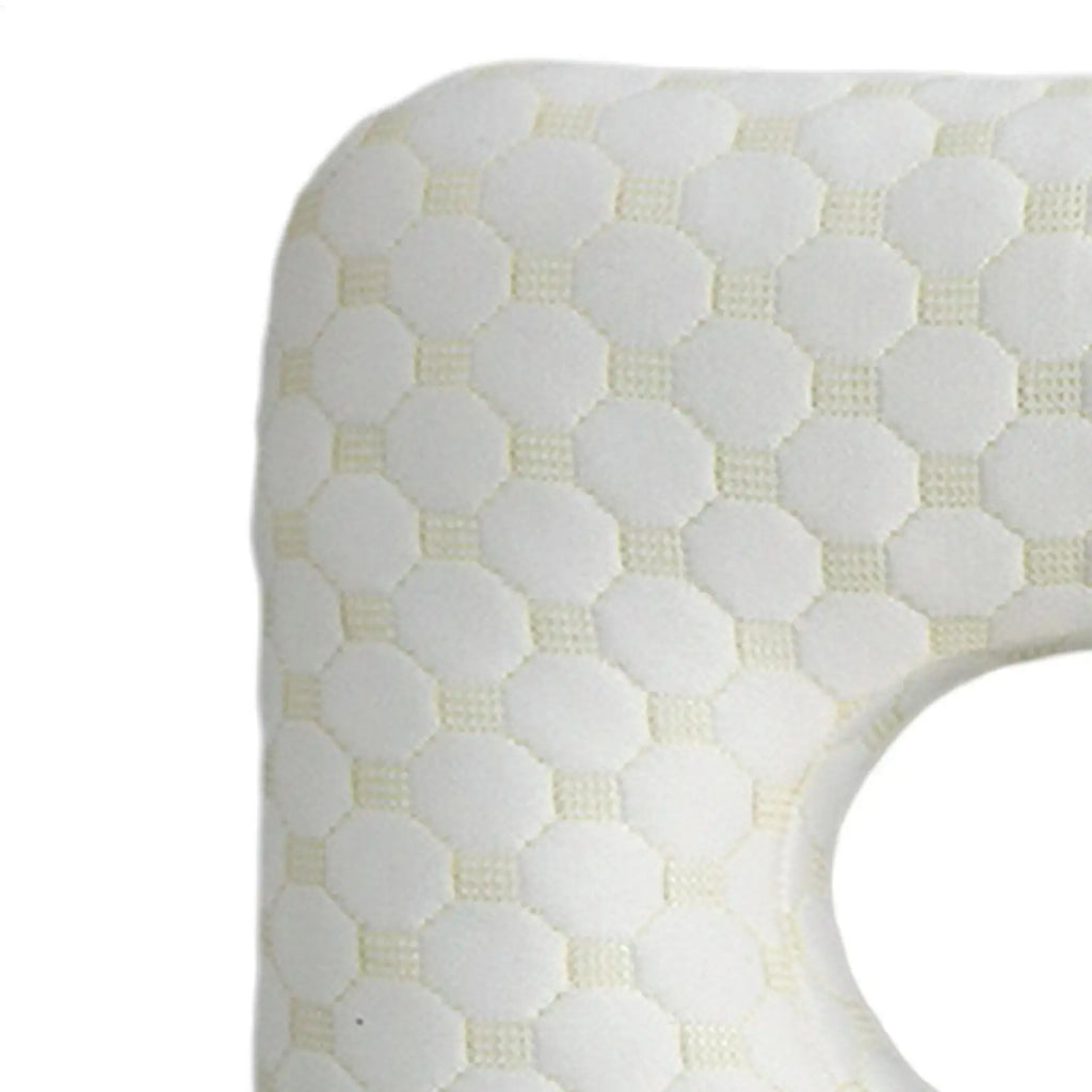 Memory Foam Ear Hole Pillow for Side Sleepers – Portable Memory Foam Pillow PLUSH