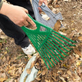 Wide-Head Garden Leaf Rake – Durable Lightweight Yard Tool Garden Leaf Rake PLUSH A