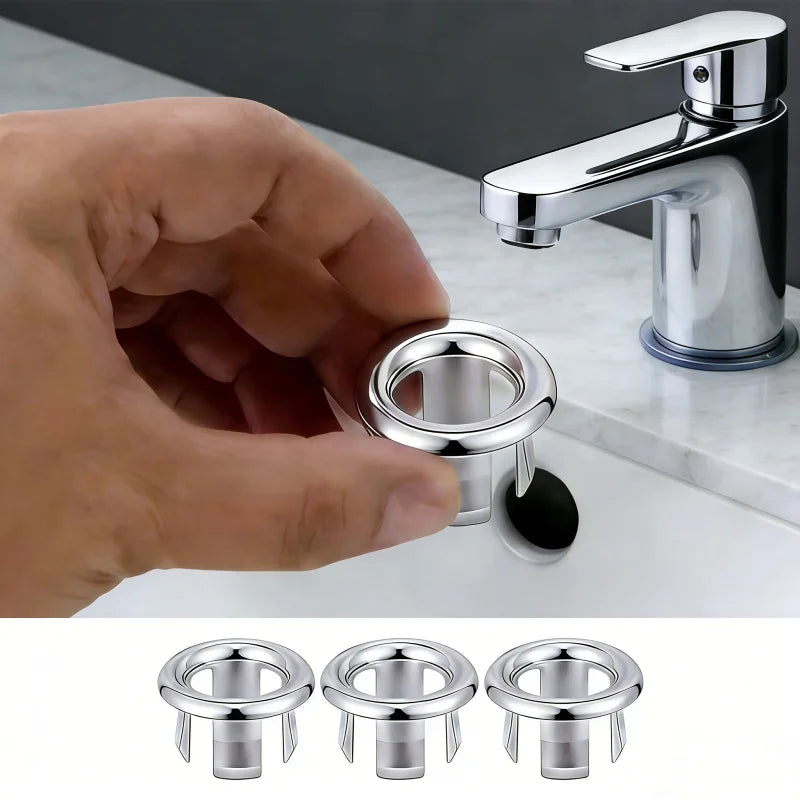 3-Piece Sink Overflow Rings – Kitchen & Bathroom Accessories Sink Overflow Rings PLUSH