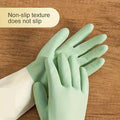 Non-Slip PVC Kitchen Cleaning Gloves – 1 Pair Kitchen Cleaning Gloves PLUSH 1 Pair L