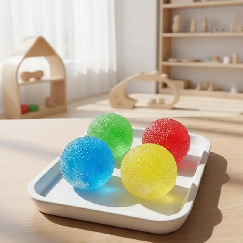 Sensory Squeeze Ball Fidget Toy – Crunchy Moldable Putty Fidget Squeeze Toy PLUSH