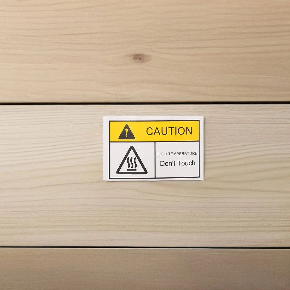 Hot Surface Warning Labels – 5 Sheets Safety Stickers Safety Warning Labels PLUSH
