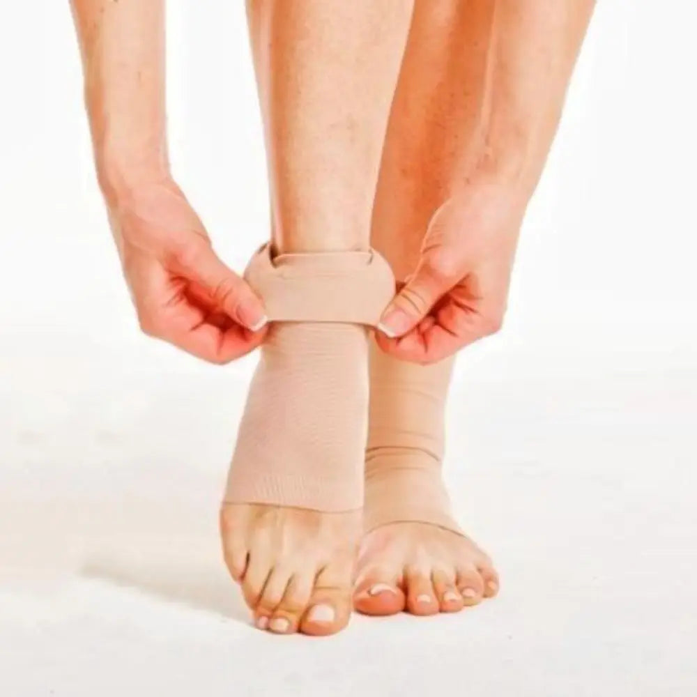 Elastic Gel Heel Cushion Pad – Nylon Ankle Support Insole Heel Cushion Pad PLUSH