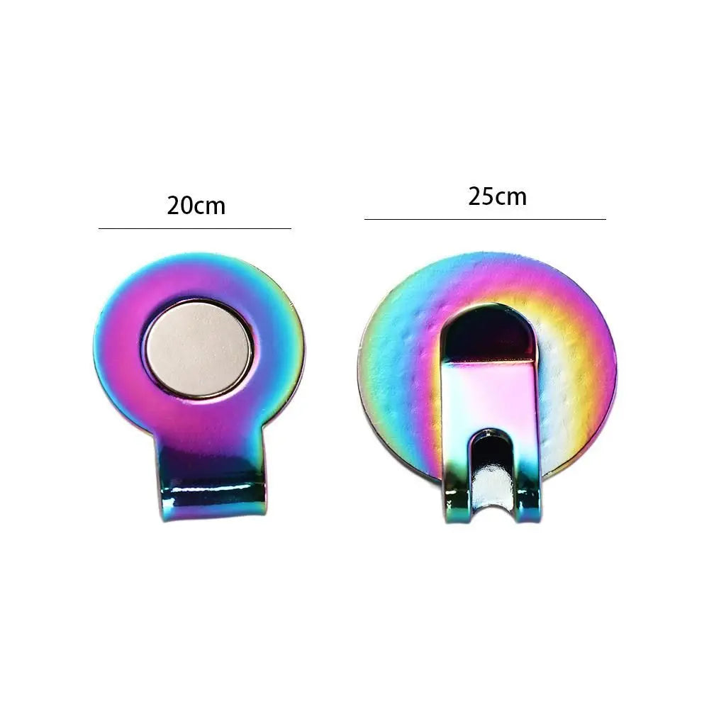 Magnetic Golf Ball Marker & Hat Clip – 20/25mm Metal Cap Clip Golf Ball Marker PLUSH