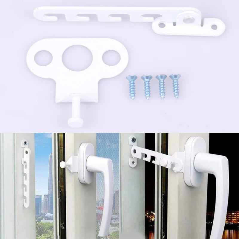 Stainless Steel Window Latch Wind Stopper & Child Safety Lock Window Safety Latch PLUSH Default Title