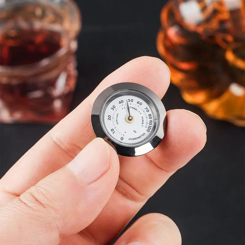 28mm Cigar Hygrometer – Humidity Monitor for Humidor Cigar Hygrometer PLUSH
