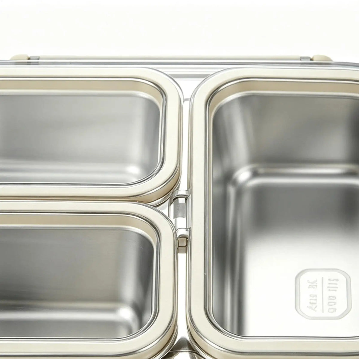 3-Grid Stainless Steel Bento Lunch Box – Leakproof Large Bento Lunch Box PLUSH