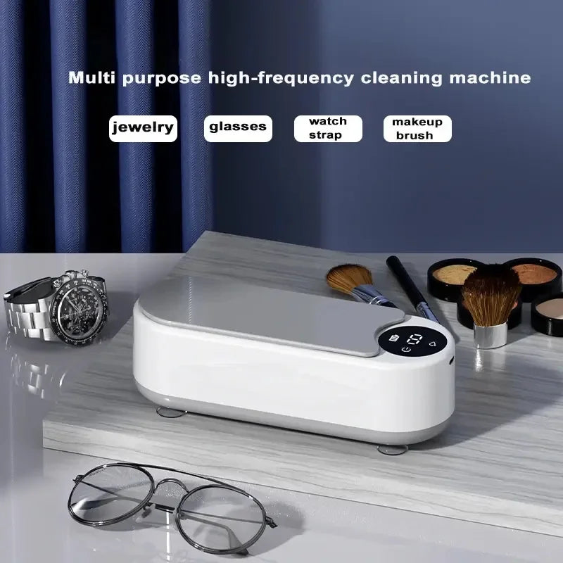 400ml Ultrasonic Cleaner for Jewelry, Glasses & Makeup Brush Ultrasonic Cleaner PLUSH