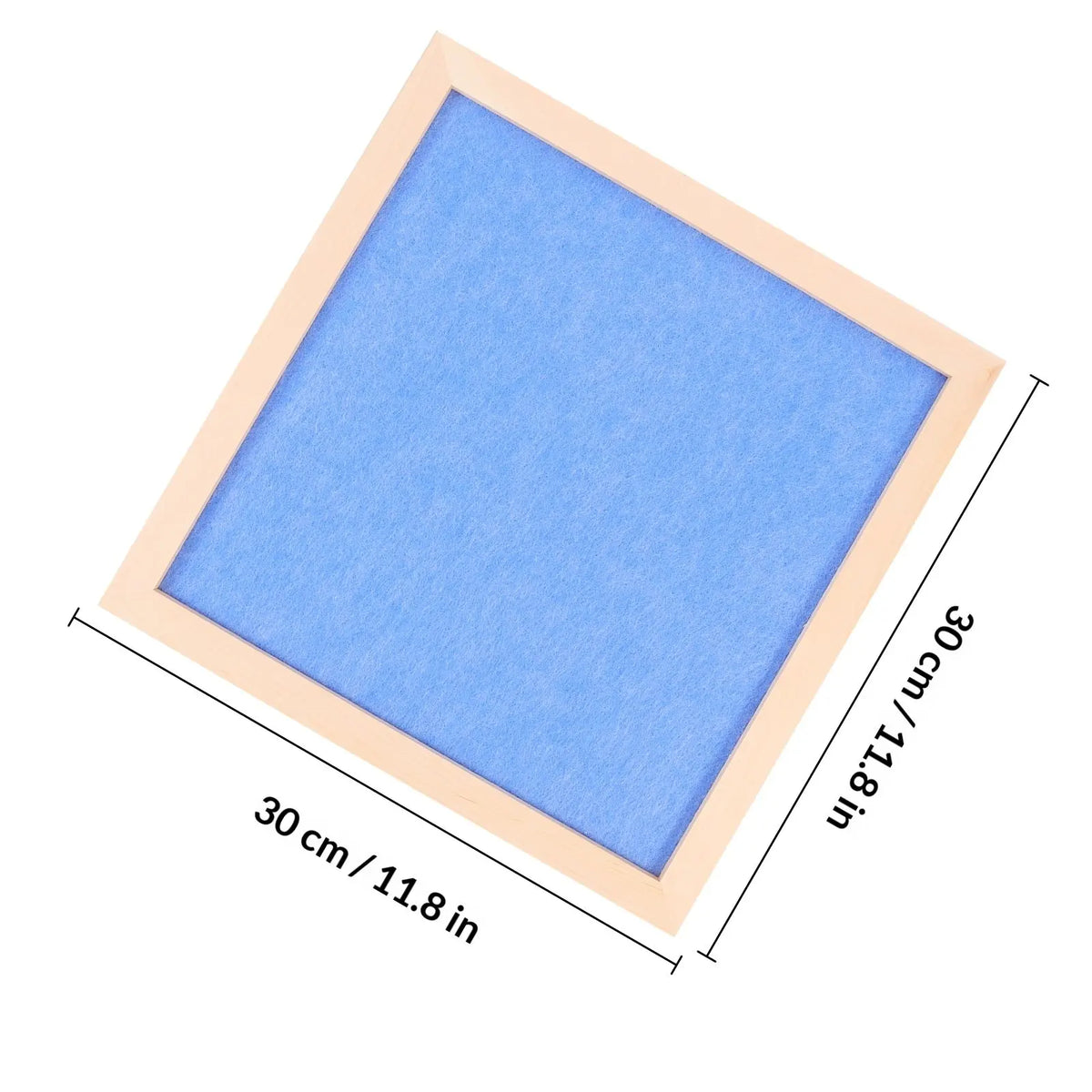 Children's DIY Felt Bulletin Board – Photo & Message Display Felt Bulletin Board PLUSH Blue