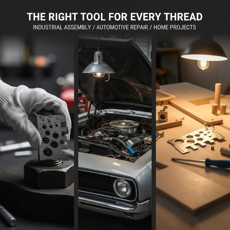 Metric Thread Pitch Gauge – Identify Bolt, Nut & Screw Threads Thread Pitch Gauge PLUSH