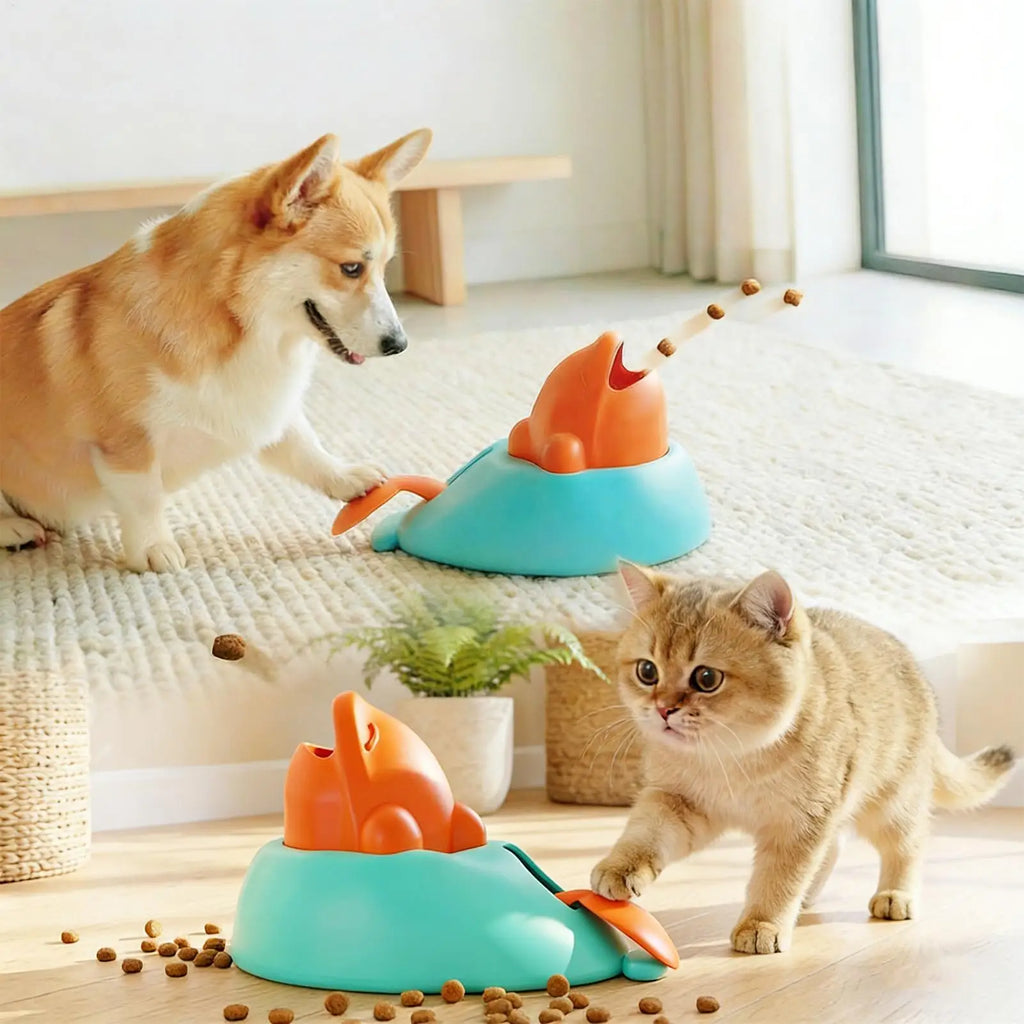 Pet Treat Dispenser – Interactive Dog Training Toy Pet Treat Dispenser PLUSH
