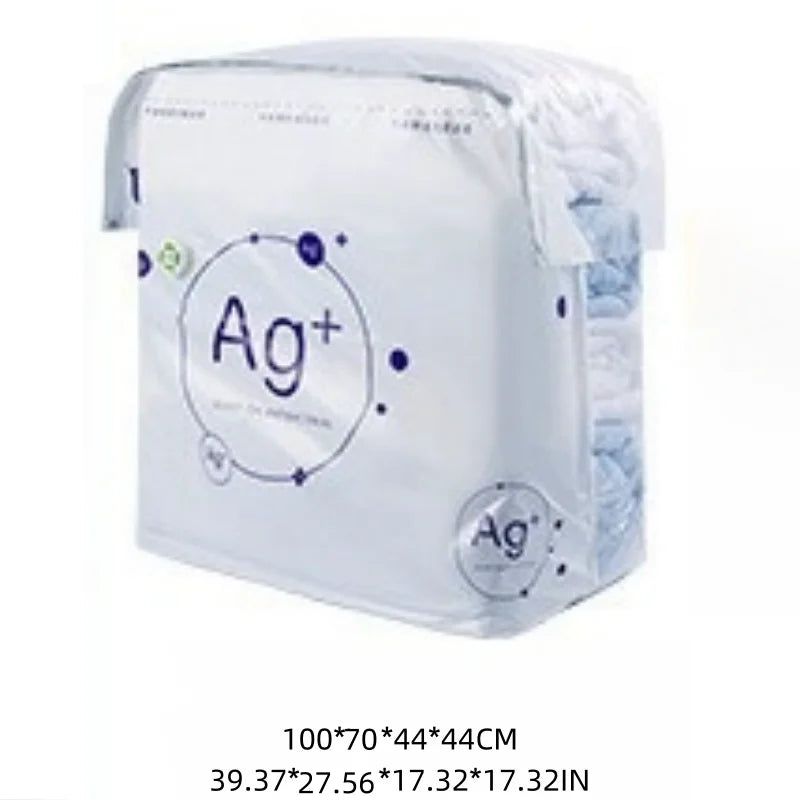 TAILI Antibacterial Vacuum Storage Bags – No Pump Needed Vacuum Storage Bags PLUSH 4D Vacuum Bag L